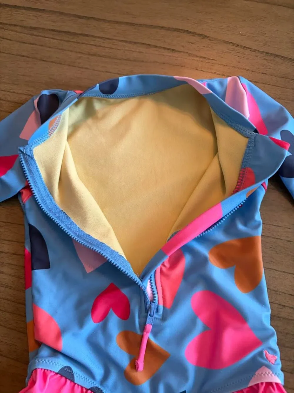 PInk Chicken Toddler Swim Suit  4T